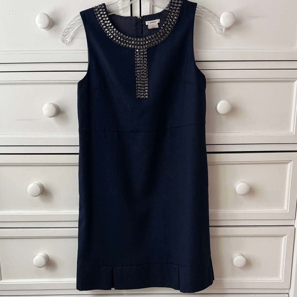 Crewcuts Navy Embellished Mini Dress